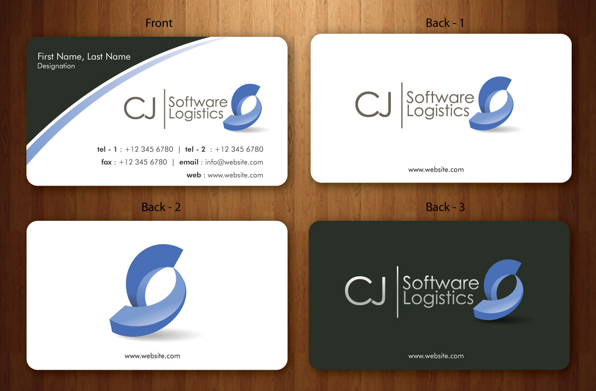 Visitenkarten-Design von Sbss für CJ Software Logistics | Design #1812084
