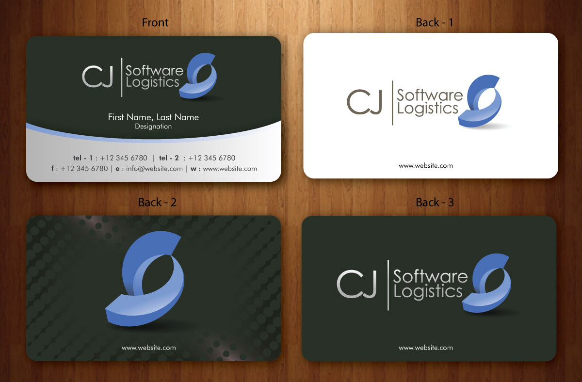 Visitenkarten-Design von Sbss für CJ Software Logistics | Design #1812085