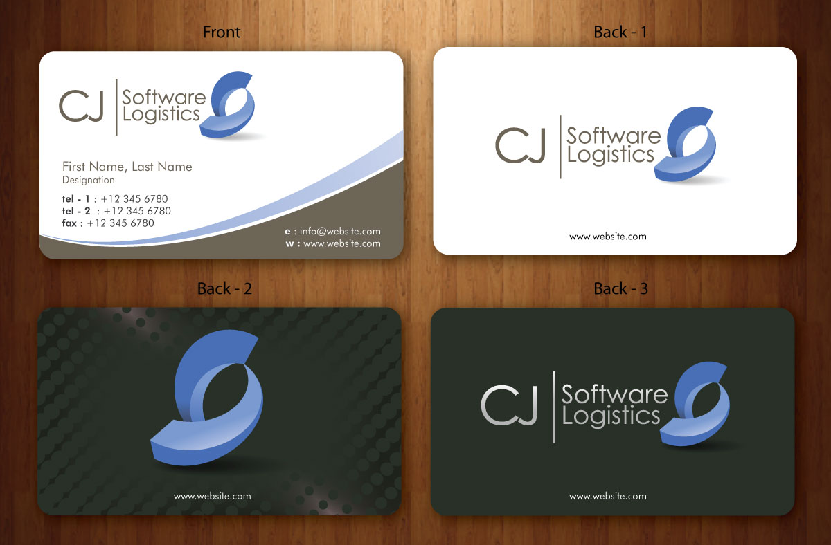 Visitenkarten-Design von Sbss für CJ Software Logistics | Design #1815956