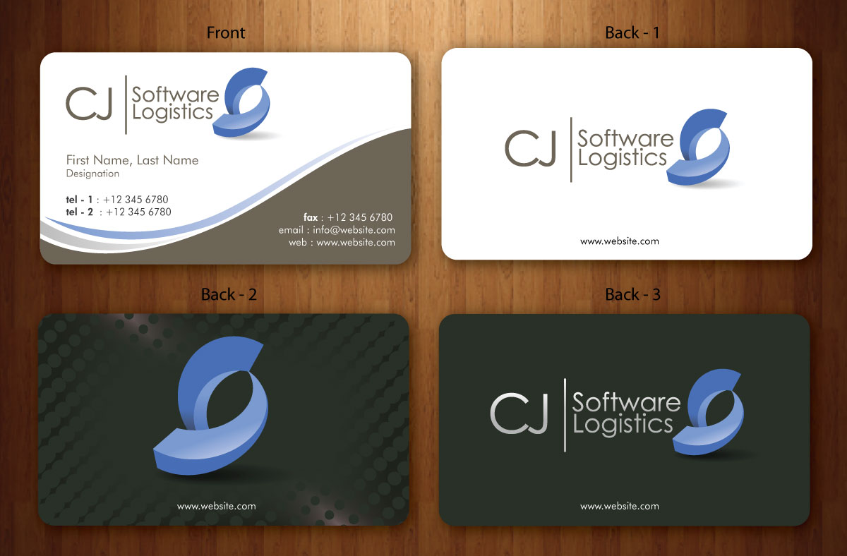 Visitenkarten-Design von Sbss für CJ Software Logistics | Design #1816056