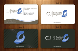 Business Card Design by Sbss for CJ Software Logistics | Design: #1816062