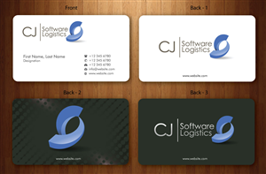 Business Card Design by Sbss for CJ Software Logistics | Design: #1816075