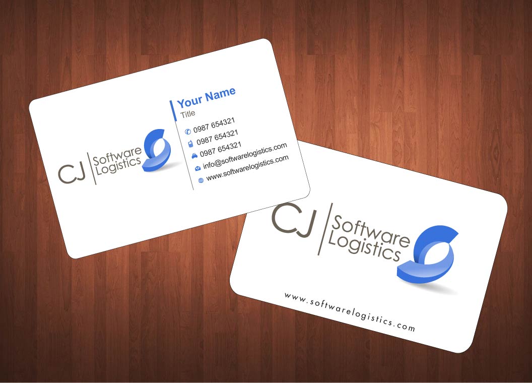 Business Card Design by Sbss for CJ Software Logistics | Design #1816127
