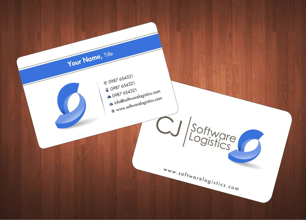 Business Card Design by Sbss for CJ Software Logistics | Design #1816131