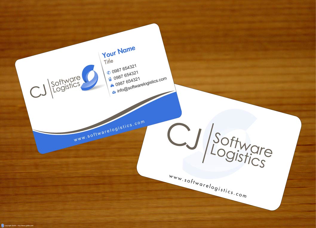 Diseño de Tarjeta de Presentación por Sbss para CJ Software Logistics | Diseño #1816257