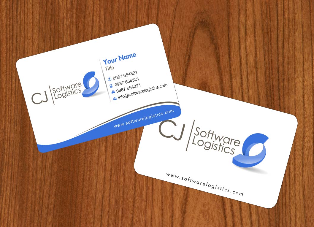 Business Card Design by Sbss for CJ Software Logistics | Design #1816272