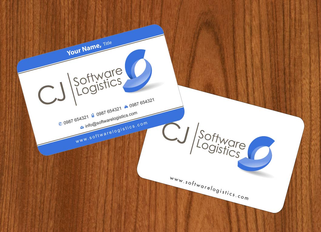 Business Card Design by Sbss for CJ Software Logistics | Design #1816276