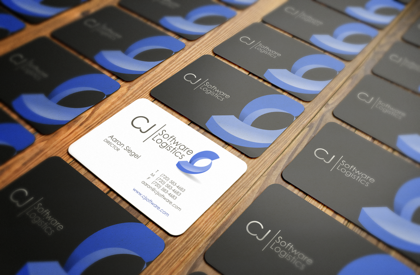 Visitenkarten-Design von HYPdesign für CJ Software Logistics | Design #1806886