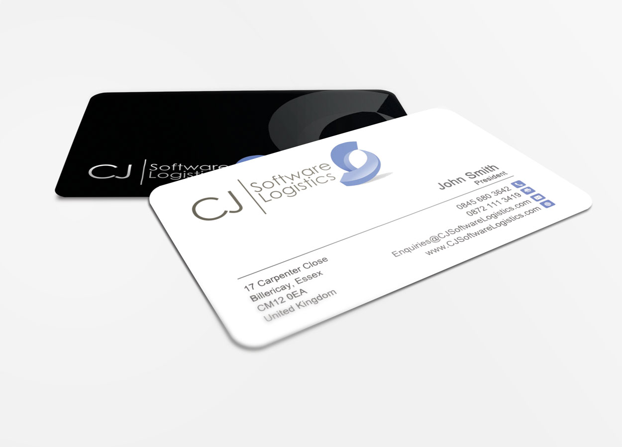 Business Card Design by Sarah Mathews for CJ Software Logistics | Design #1810458