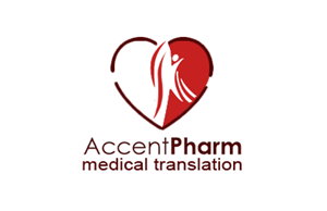 Diseño de Logo por Akash para Accentpharm Medical Translations Sp. z o.o. | Diseño: #1813448