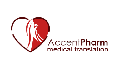 Diseño de Logo por Akash para Accentpharm Medical Translations Sp. z o.o. | Diseño #1813452