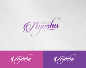 Logo Design by FAMous_Designs for House of AYESHA | Design: #7063082