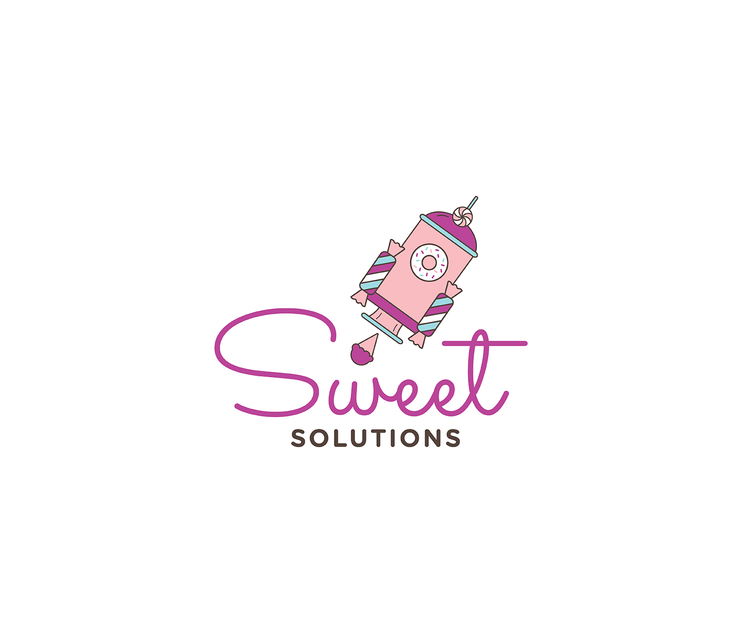 Logo Design by RoundYellow for Sweet Solutions LLC | Design #12456319