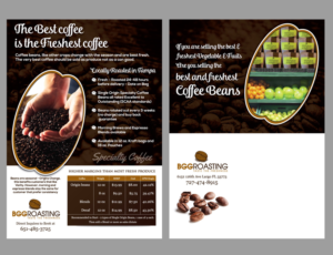 Flyer Design by pivotaldesign.biz for BGG Roasting, LLC | Design: #7430201