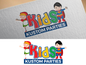 Diseño de Logo por JD Graphics para Kids Kustom Parties | Diseño: #7107684