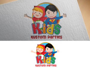 Diseño de Logo por JD Graphics para Kids Kustom Parties | Diseño: #7107685