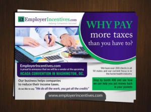 Postcard Design by creative.bugs for EmployerIncentives.com | Design: #7118505