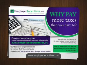Postcard Design by creative.bugs for EmployerIncentives.com | Design: #7118506