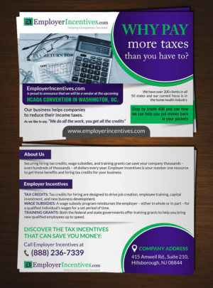 Postcard Design by creative.bugs for EmployerIncentives.com | Design: #7128456