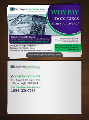 Postcard Design by creative.bugs for EmployerIncentives.com | Design: #7143600