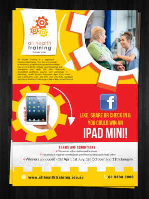 Flyer Design by debdesign for All Health Training | Design #7048346