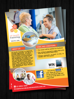 Flyer Design by ESolz Technologies for All Health Training | Design #7074729