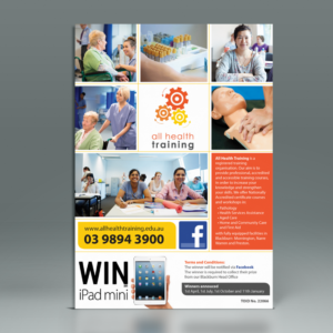 Flyer Design by Mon01 for All Health Training | Design: #7058862