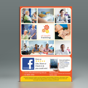 Flyer Design by Mon01 for All Health Training | Design: #7084465