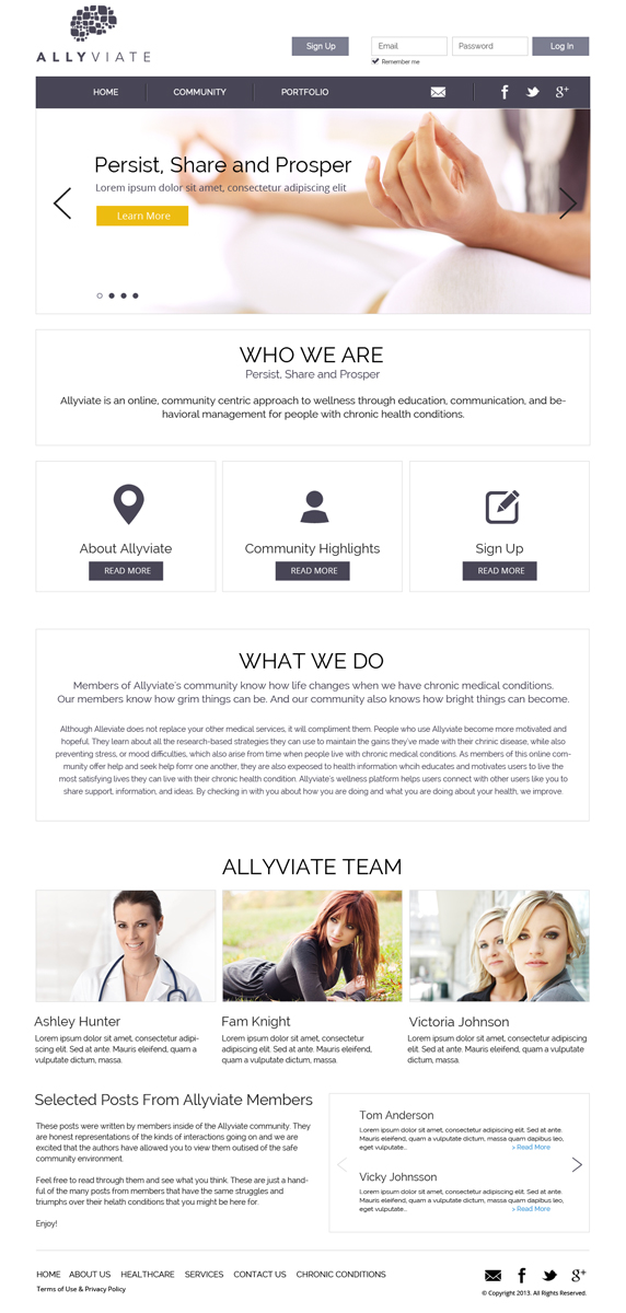 Web Design by Unity Design Studios for this project | Design: #1828772