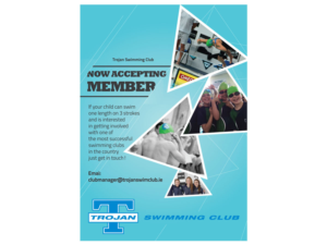 Poster Design by cakrastar for Trojan Swimming Club | Design #7052510
