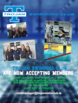 Poster Design by MK Design for Trojan Swimming Club | Design #7052023