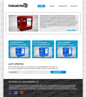 Web Design by MihaiDesign for DS Jones LLC | Design #1826338