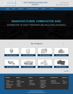 Web Design by webxvision for Lynn Manufacturing | Design: #7122967