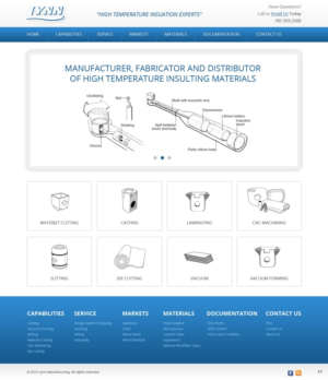 Web Design by pb for Lynn Manufacturing | Design: #7062331