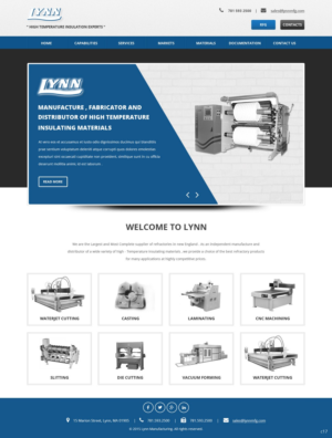 Web Design by pb for Lynn Manufacturing | Design: #7062333