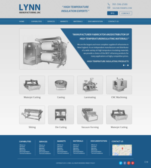 Web Design by pb for Lynn Manufacturing | Design: #7062352