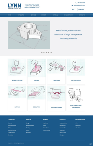 Web Design by pb for Lynn Manufacturing | Design: #7079930