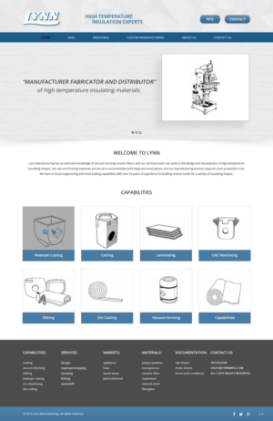 Web Design by pb for Lynn Manufacturing | Design: #7079938