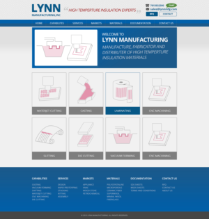 Web Design by the-lion-king for Lynn Manufacturing | Design: #7080769