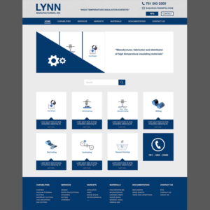 Web Design by Madiantara Teja for Lynn Manufacturing | Design: #7151014