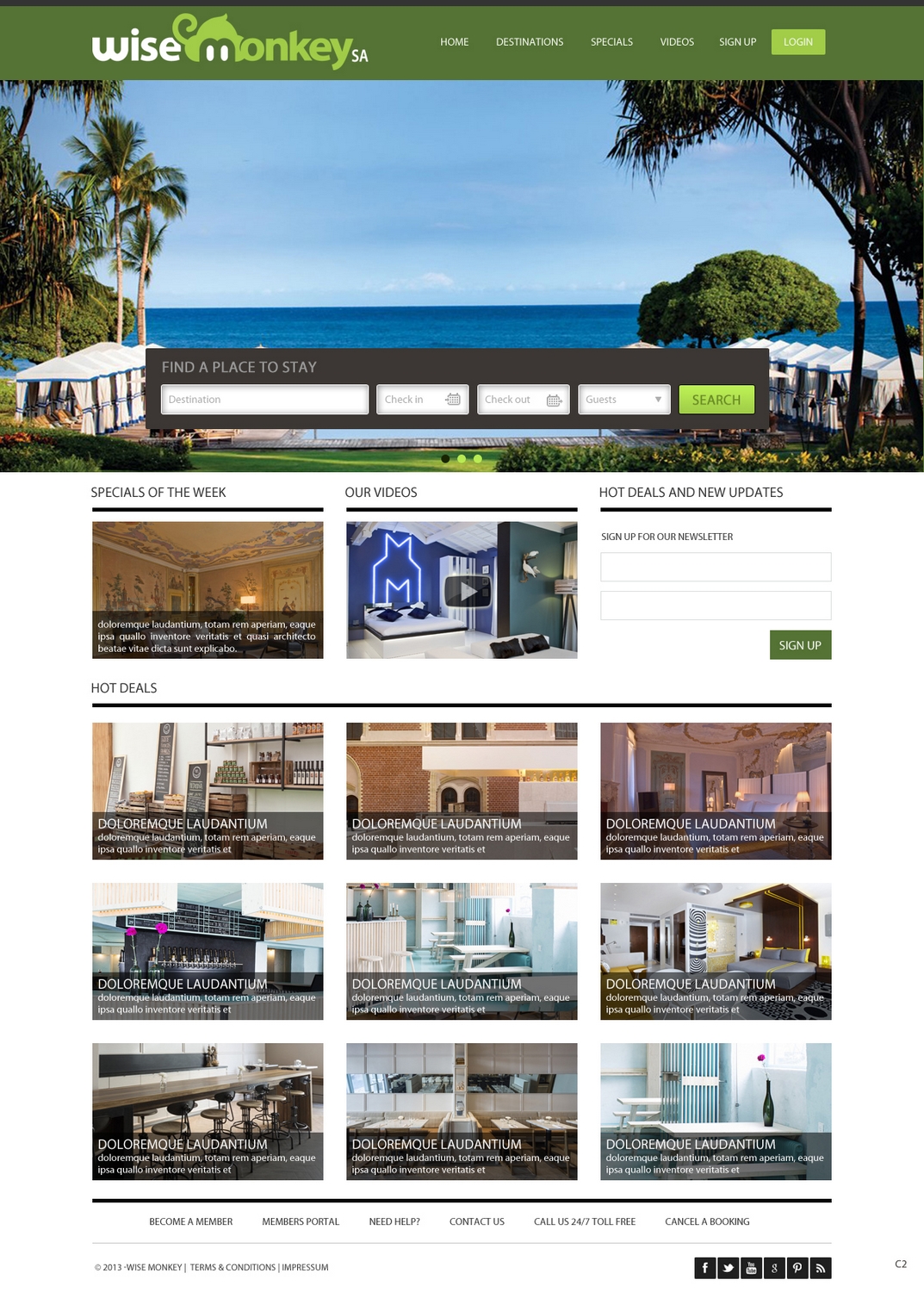 Diseño Web por pb para Wise Monkey SA | Diseño #1870090