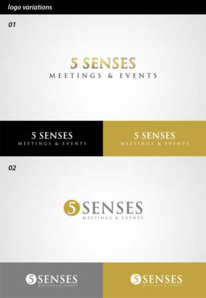 Logo Design by FAMous_Designs for 5 Senses Meetings & Events | Design: #7061782