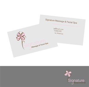 Logo Design by StephHarrison for Signature Massage | Design: #1889759