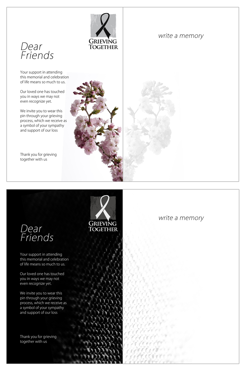Diseño de Tarjeta por D-Design para Grieving Together | Diseño #1812489