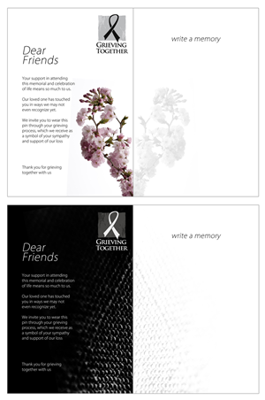 Card Design by D-Design for Grieving Together | Design: #1812489