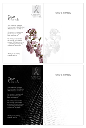 Card Design by D-Design for Grieving Together | Design: #1812543