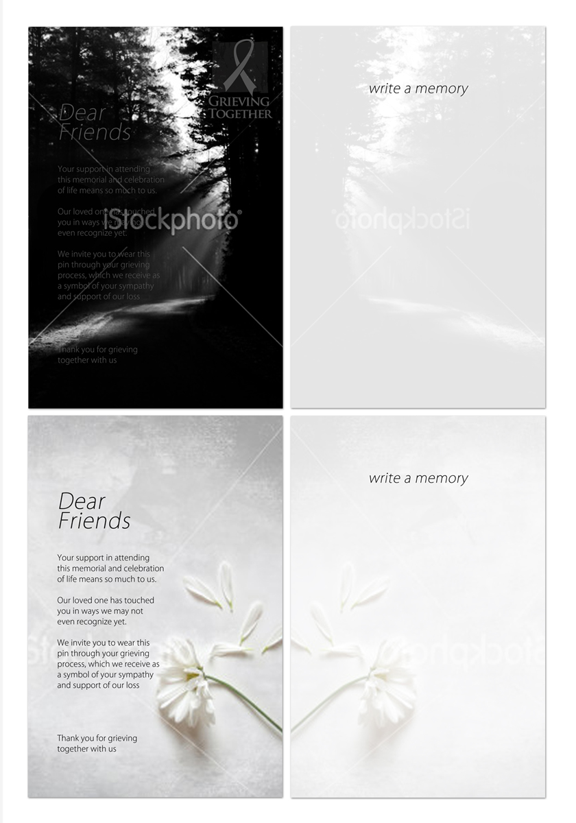 Diseño de Tarjeta por D-Design para Grieving Together | Diseño #1845502