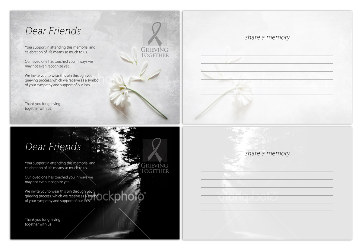 Card Design by D-Design for Grieving Together | Design #1847172