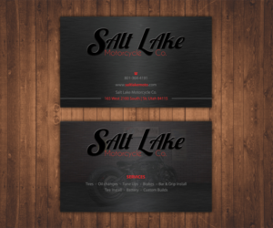 Business Card Design by Stylez Designz for Salt Lake Motorcycle Co. | Design: #7082215