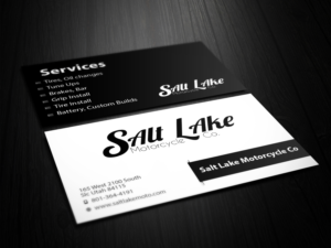 Design de Carte de Visite par primarydesigner2k9 pour Salt Lake Motorcycle Co. | Design #7075221